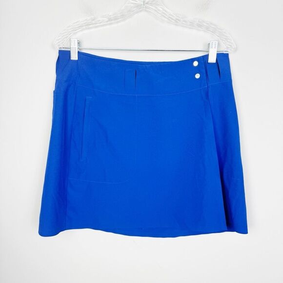 NIKE GOLF | Royal Blue Wrap Style Skirt Dri Fit Belt Loops Women’s Size 8 - Picture 1 of 8